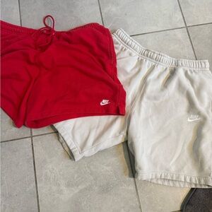 Nike Gray and White Apparel